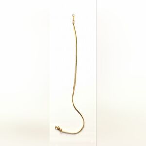 snake chain bracelet (sometimes called a serpentine or cobra Bracelet) Gold